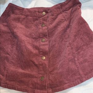 Button up skirt